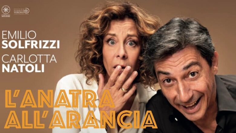 Al Mancinelli la prima nazionale de “L’anatra all’arancia” con Emilio Solfrizzi e Carlotta Natoli