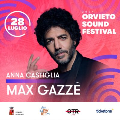 Orvieto Sound Festival, c’è Max Gazzè per il gran finale della quarta edizione